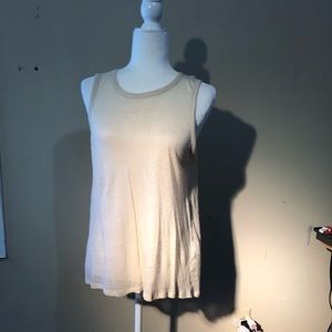 Banana Republic Cream Tank Top Size Extra Small